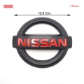 LOGO โลโก้ติดท้ายกระบะ โลโก้ติดท้าย โลโก้แดง "NISSAN" ของเทียม 1 ชิ้น สีดำด้าน สำหรับ Nissan Frontier NP300 D23 Pick Up 2WD 4WD ปี 2015-2022